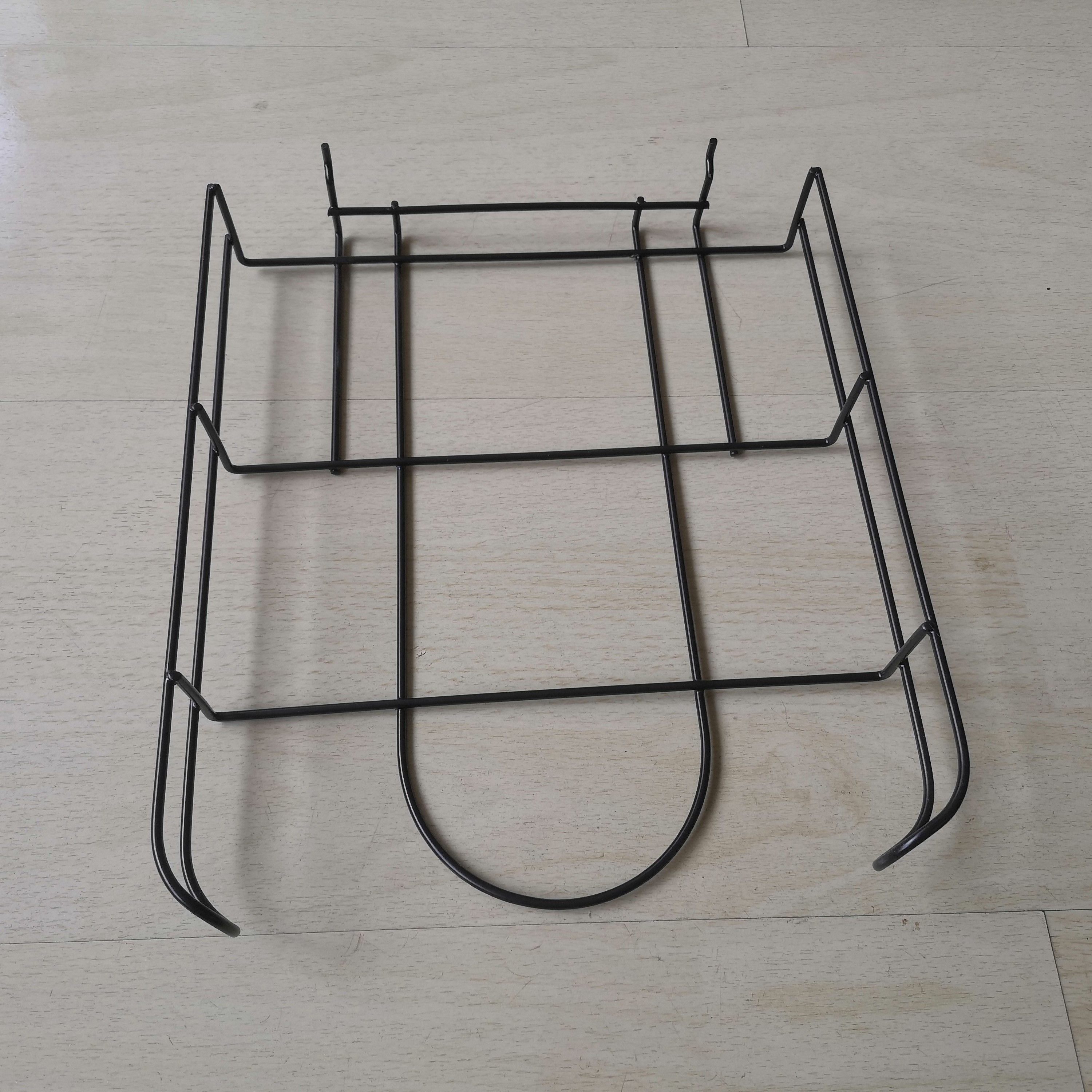 12 Tiers Hat Floor Standing Metal Wire Baseball Cap Display Rack