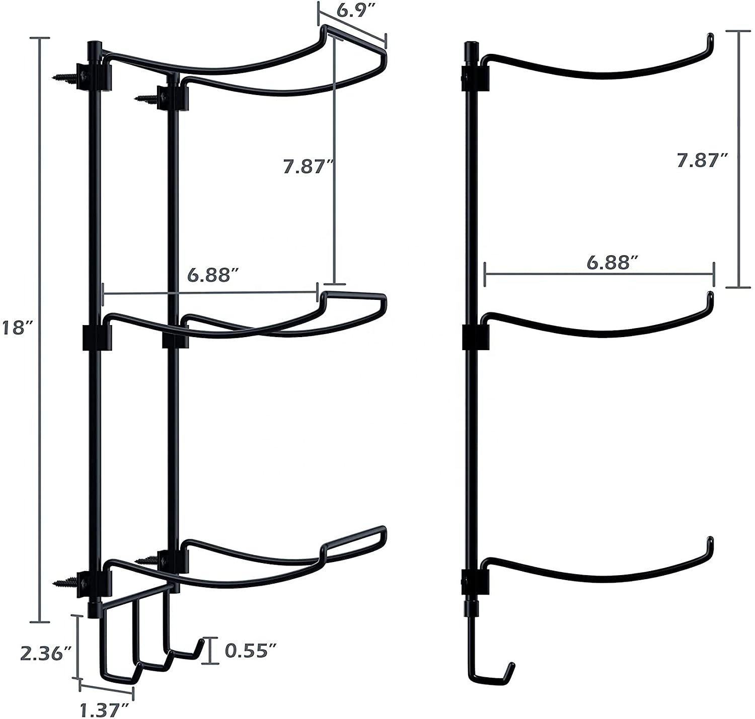 Heavy Duty Dumbbell Rack Workout Equipment with Wheels and Hooks Yoga Mat Storage Rack Home Gym Storage Rack