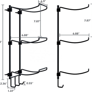 Heavy Duty Dumbbell Rack Workout Equipment with Wheels and Hooks Yoga Mat Storage Rack Home Gym Storage Rack