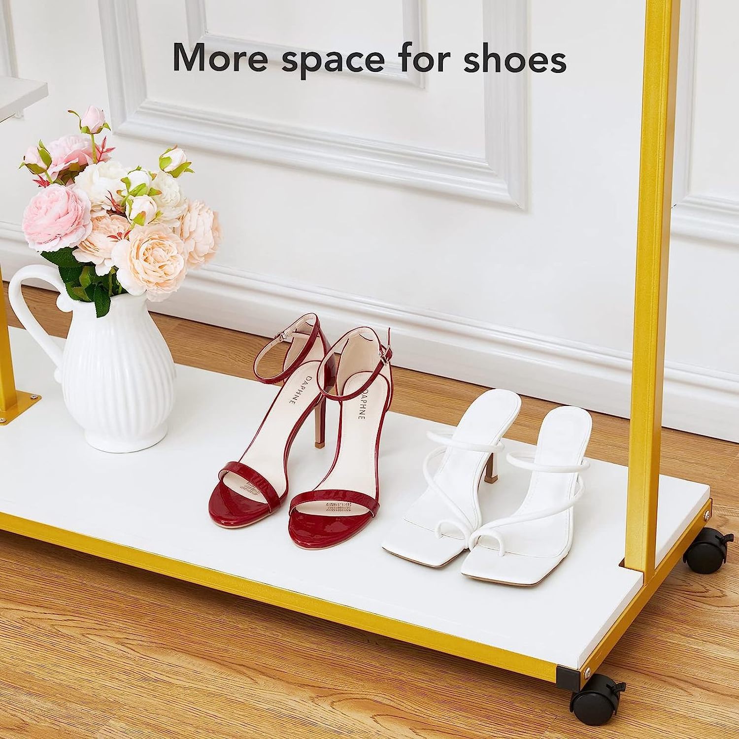 Room Metal Cloth Hanger Clothes Stands & Shoe Rack For Clothes Shop Stand