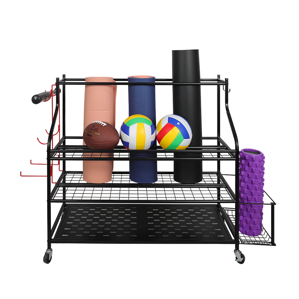 ODM Powder Coating Collapsible Yoga Mat Rack Carpet Storage Rack