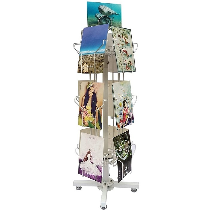 12-Pocket Rotating Greeting Card Rack