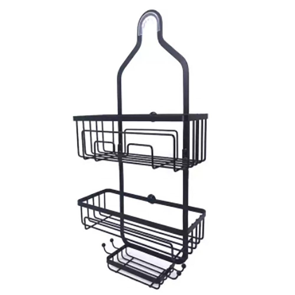 Hanging Shower Aluminum 3 Tier Head Basket Rack Organizer Shampoo Wall Mounted Bathroom Shelf Shower Caddy