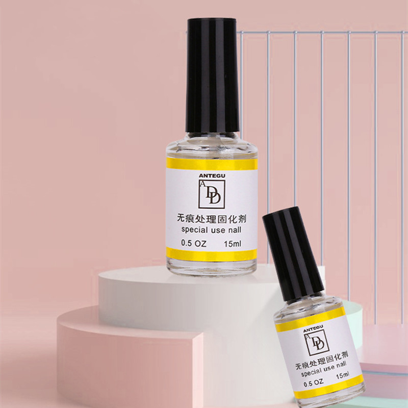 NEW glue 15ml nail Curing Agent Waterproof nail DD Curing Agent for press on nails