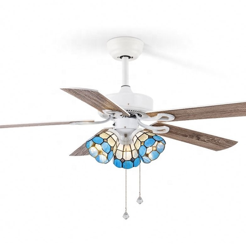 Wholesale 42 Inch Mounting Bracket Wood Ceiling Fan With Light Retro Kit