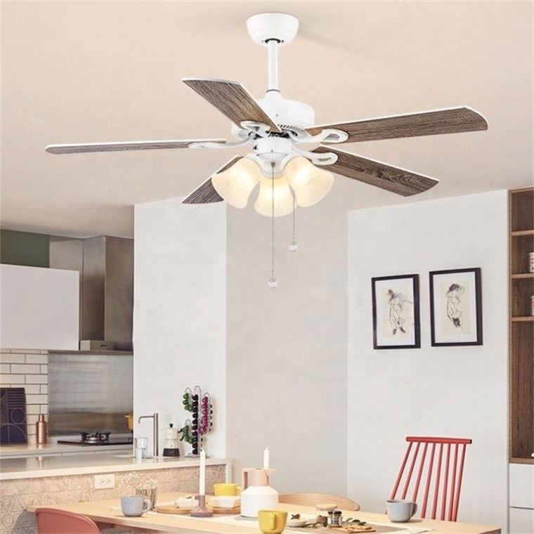 Wholesale 42 Inch Mounting Bracket Wood Ceiling Fan With Light Retro Kit