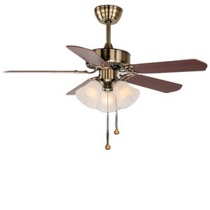 classic American style pull chain harbor breeze ceiling fan with light