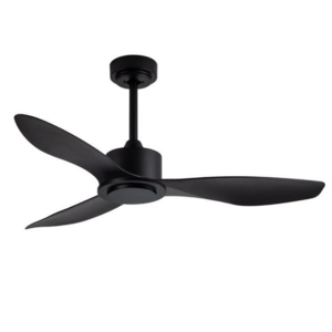 modern black flush mount ceiling fans without light 3 wood blades