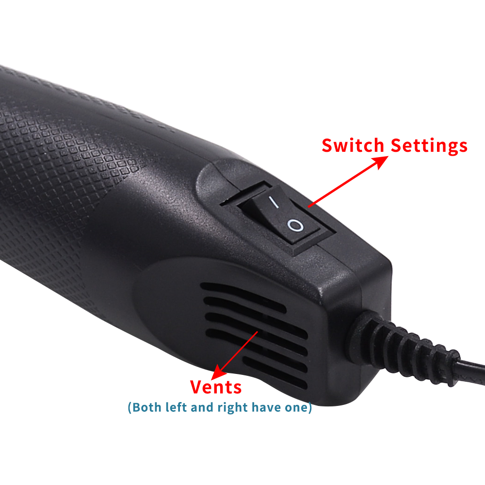 CE USA plug high quality plastic digital welding hot air heat gun professional heat gun machine for sealing