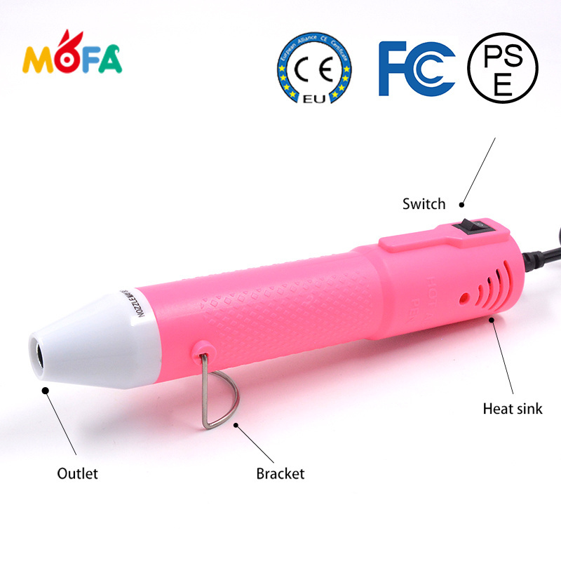 MOFA PSE certified making Rubber stamp multifunction mini heat gun plastic sealer