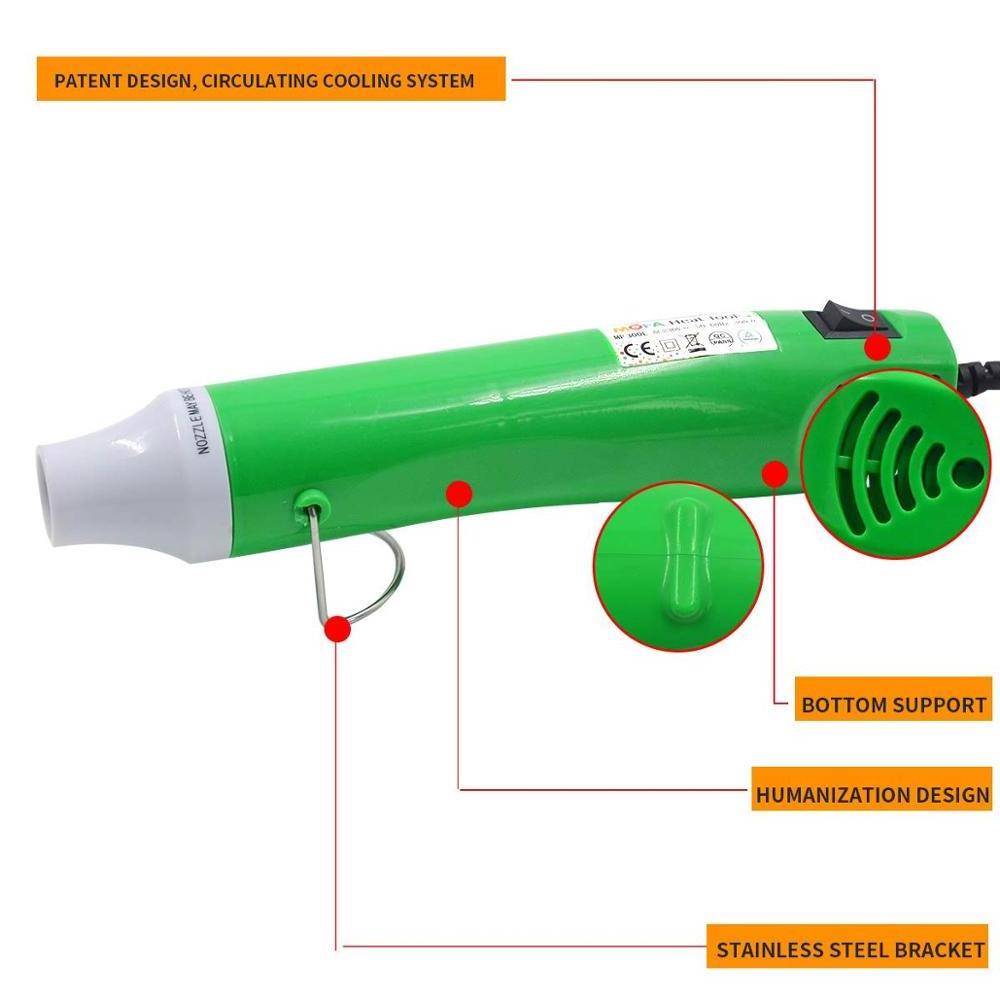 MOFA Craft Tools Embossing Heat Gun Mini DIY Heat Air Gun Shrink Tool With Stand For Embossing Mini Heat Gun