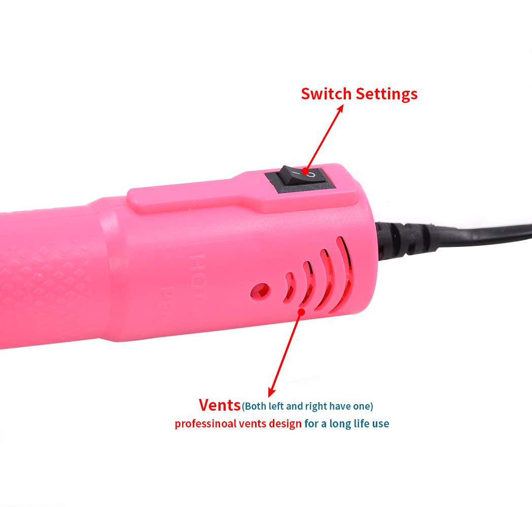 150W Light Comfortable Hot Air Gun/ Heat Gun with Continuous Temperature Control