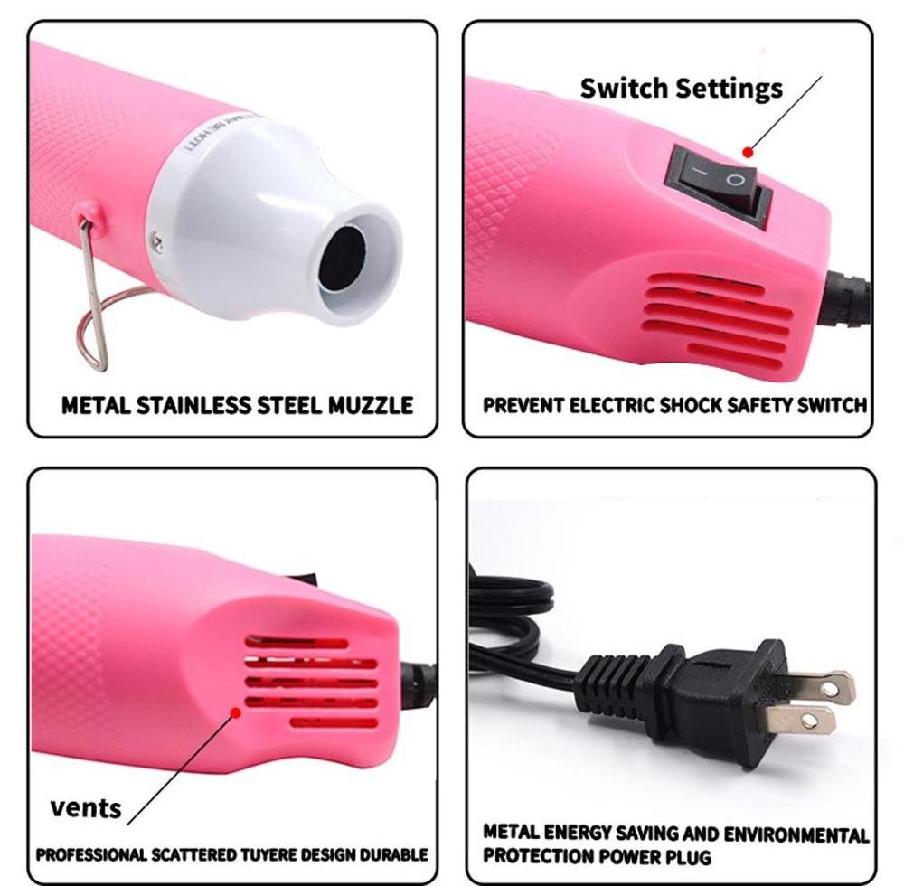 Popular hot sale 300W air hot gun electric Embossing Heat Gun