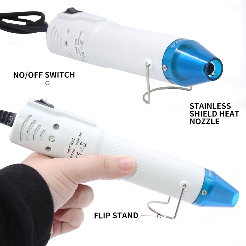 Multi Function Heat Gun machine Shrink Tool With Stand Perfect For Embossing, Drying Paint Mini DIY Heat Air Gun