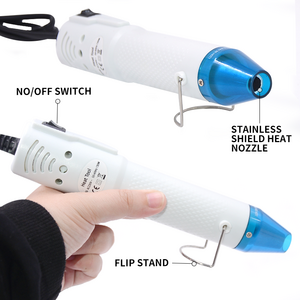 Multi Function Heat Gun machine Shrink Tool With Stand Perfect For Embossing, Drying Paint Mini DIY Heat Air Gun