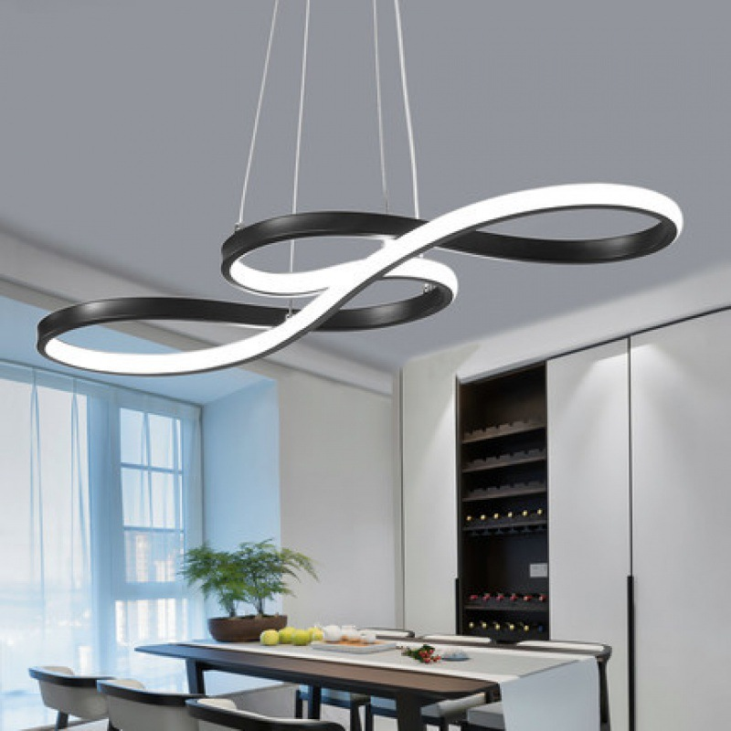 Modern Kitchen Island Pendant Lights Bar Table Dining Room Decor Hanging Lights Remote Dimming Kitchen Led Cord Pendant Lamp