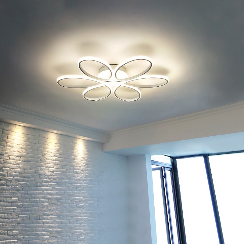 Modern LED Flower Ceiling Lights Nodic Home Indoor Lighting 12W Flush Mount Lamp For Corridor Stair Aisle Ceiling Lamps