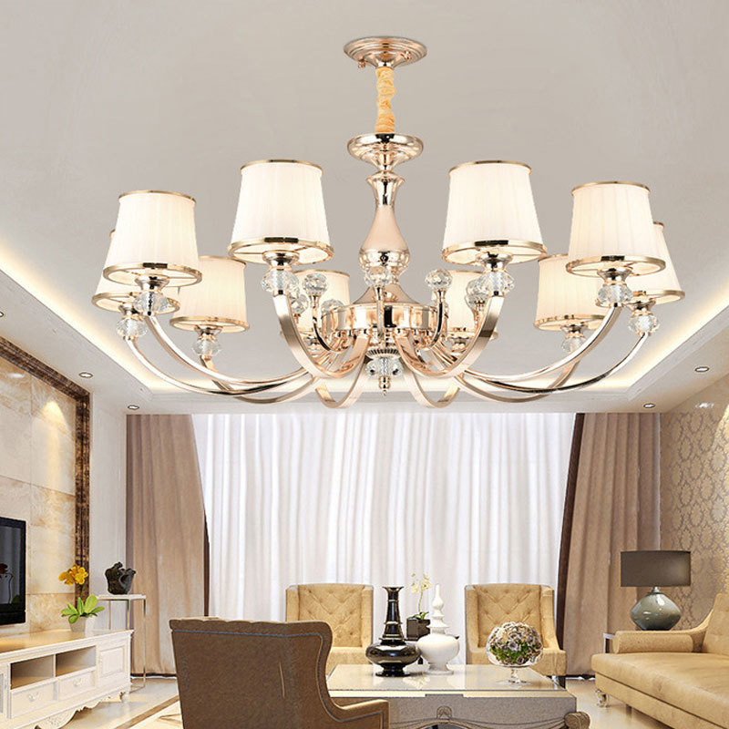 Modern Chrome Crystal Living Room Dinning Led Pendant Light