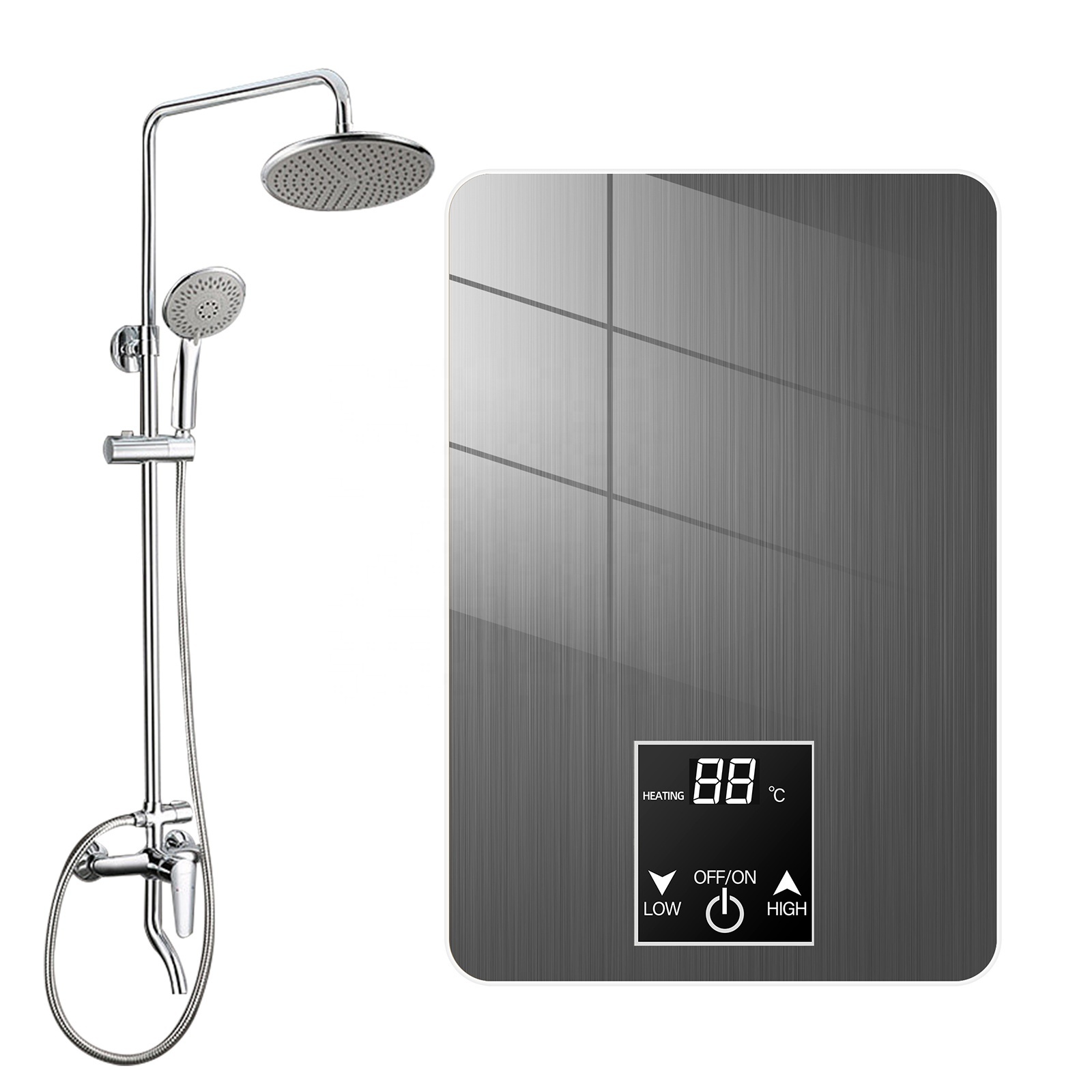 TOP SALES 3500W Wall-Mounted Tankless Electric Hot For Shower Water Heater