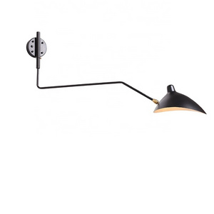 Designer rocker arm long arm open teeth and claws industrial style homestay long arm swing modern iron duckbill wall lamp