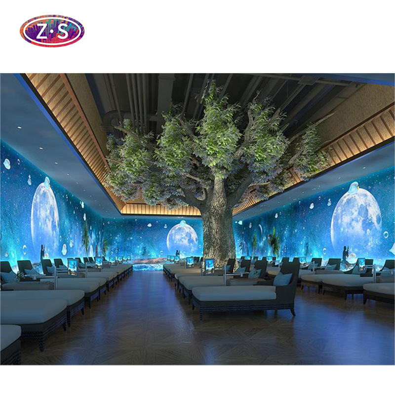 Manufacturer Price Advertising Interactive Wall Floor Projector System for Restaurant