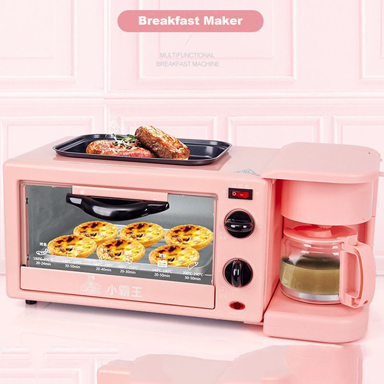 3 in 1 breakfast maker breakfast   coffee maker electric oven  3 in 1 home breakfast machine