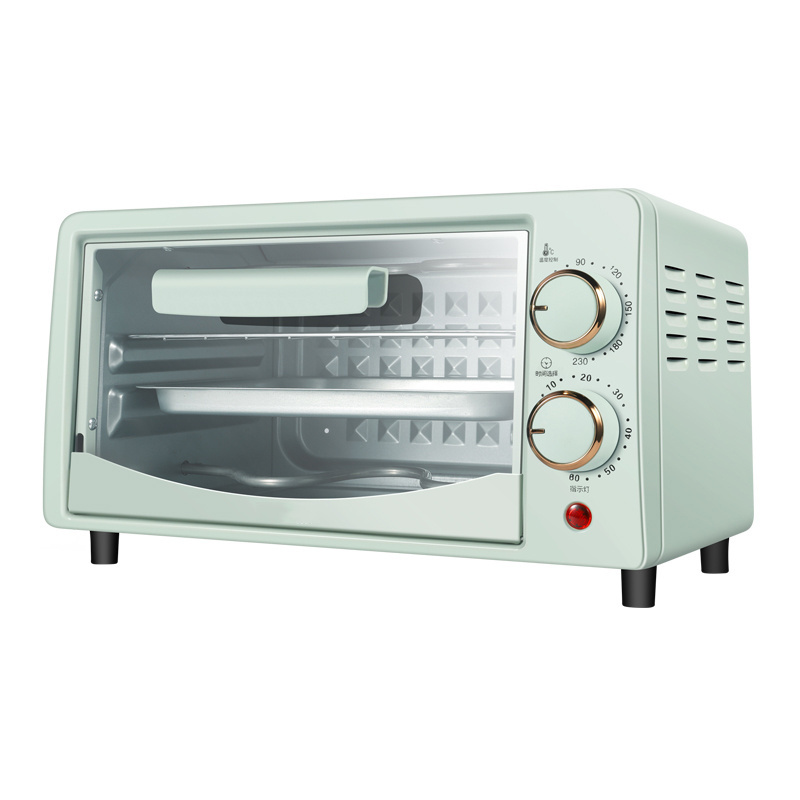 for Bread Baking Element Metal Steel Glass 12L Electrical Mini Toaster Oven