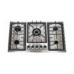 Stainless Steel Gas Burner Built-in 5 Stoves Natural Gas Cooktops Cooker