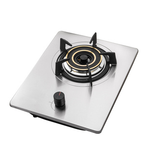 Gas cooker Popular Hot Sale Stainless Steel Table Built in camping single burner gas stove