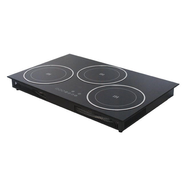 Induction Cooker 3 Hobs Induction Cooktop Home Kitchen 3 Burner Commercial Electric Induction Cook Stove