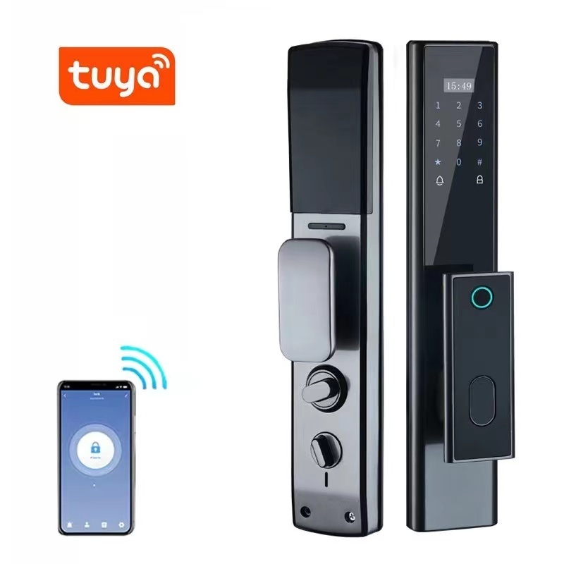 High Security S928-1 Fully Automatic Door Lock Fingerprint Card Tuya Wifi App Password Intelligent Door Lock