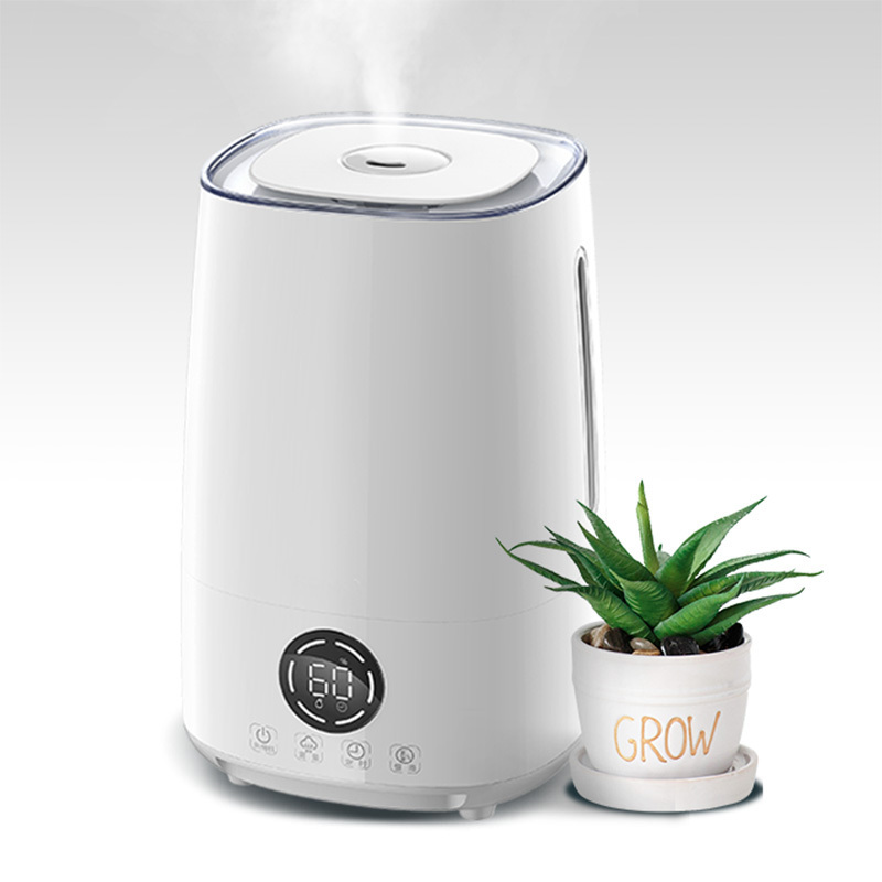 RUNAL Smart 4L Kc White Room Baby Desktop Fragrance Portable Top Filling Cool Mist Ultrasonic Air New Humidifier With UV