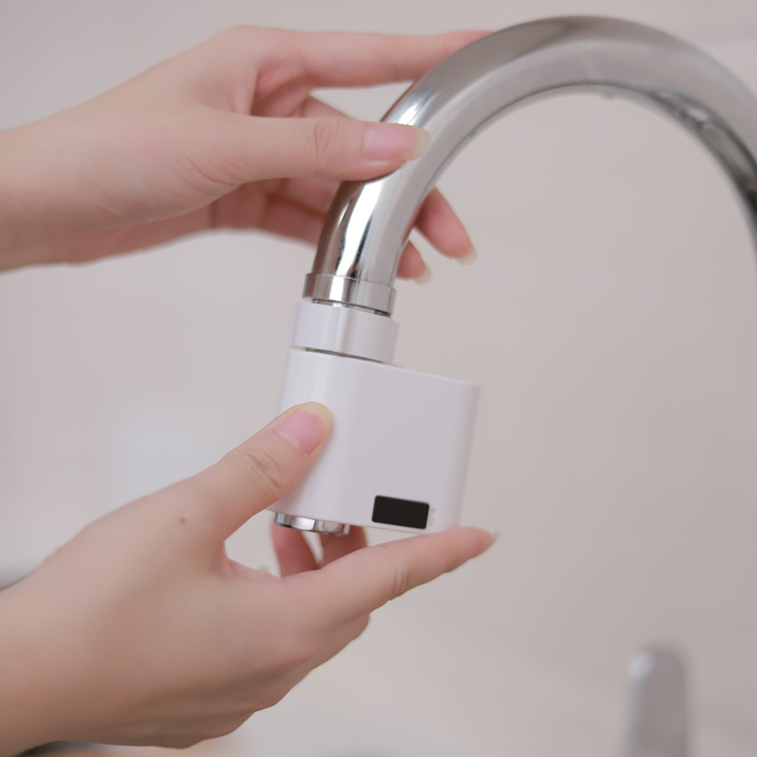 Automatic Faucet Motion Sensor Hand Free Adapter Tap Kitchen Automatic Touch Water Sensor Faucet