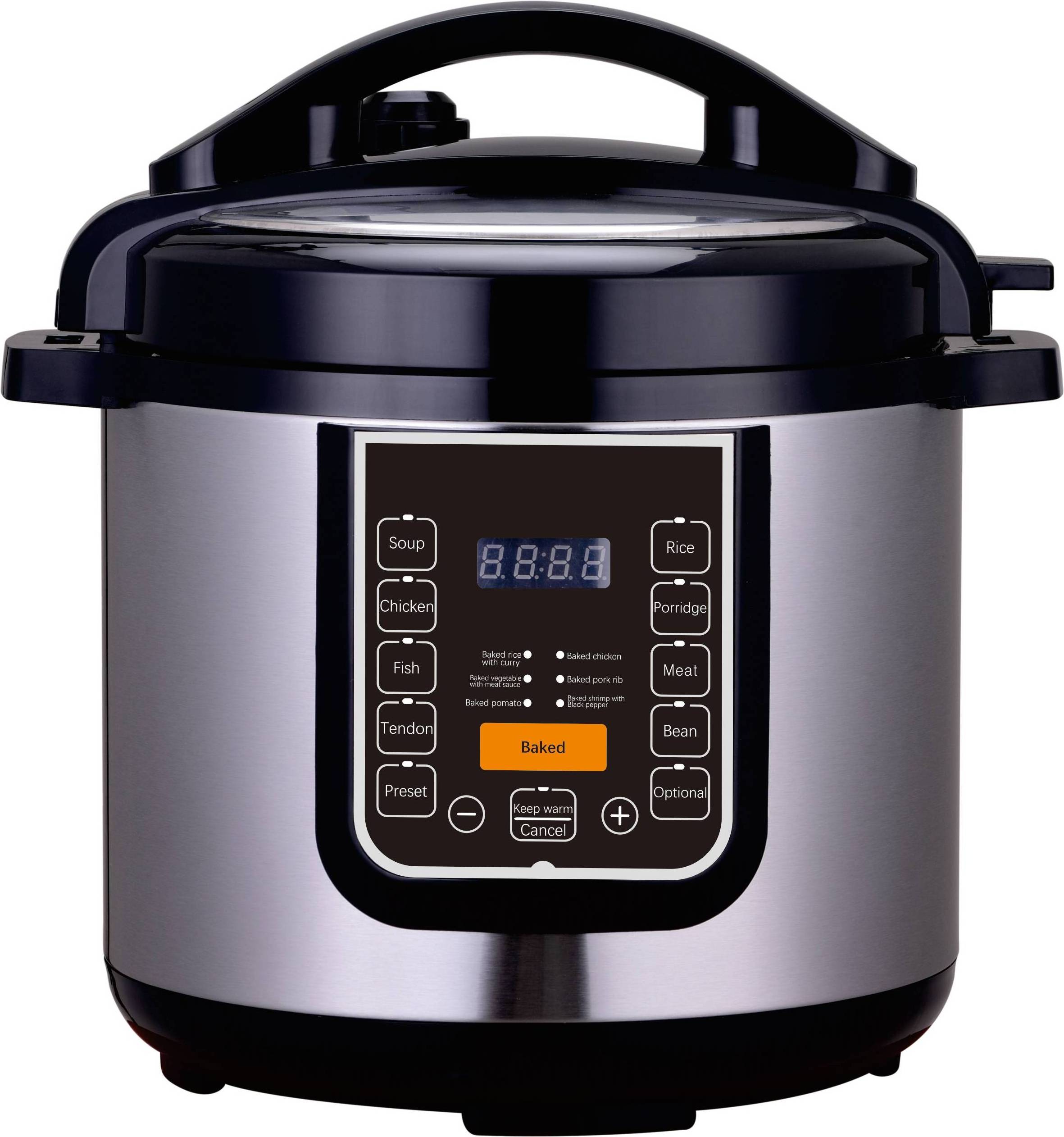 12-in-1 Electric Pressure Cooker Olla a presion multifuncional Olla a presion electrica de acero inoxidable