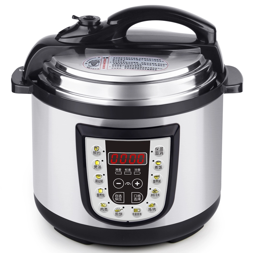 High Quality Olla a presion electrica 4Qt Electric Multifunctional Cooker Pressure Digital 800W/220V With Large Lcd Display