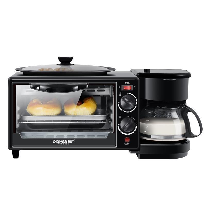 Breakfast Sandwich Maker Automatic Multi Function Coffee Maker Home 3 In 1 Breakfast Machine