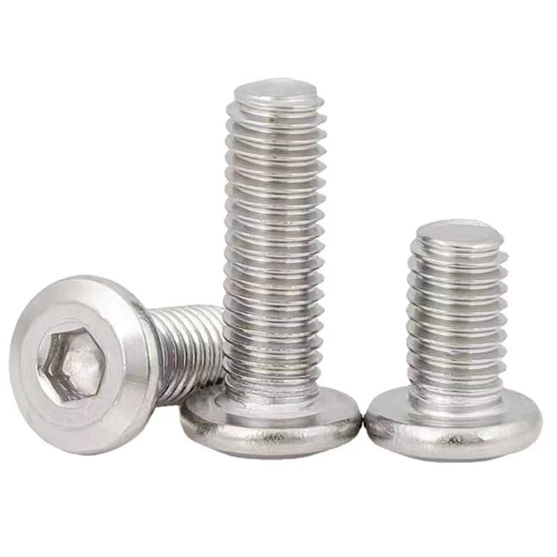 High Quality Stainless Steel 304 Flat Head Hex Socket Furniture Machine Screw bar Connecting Bolts