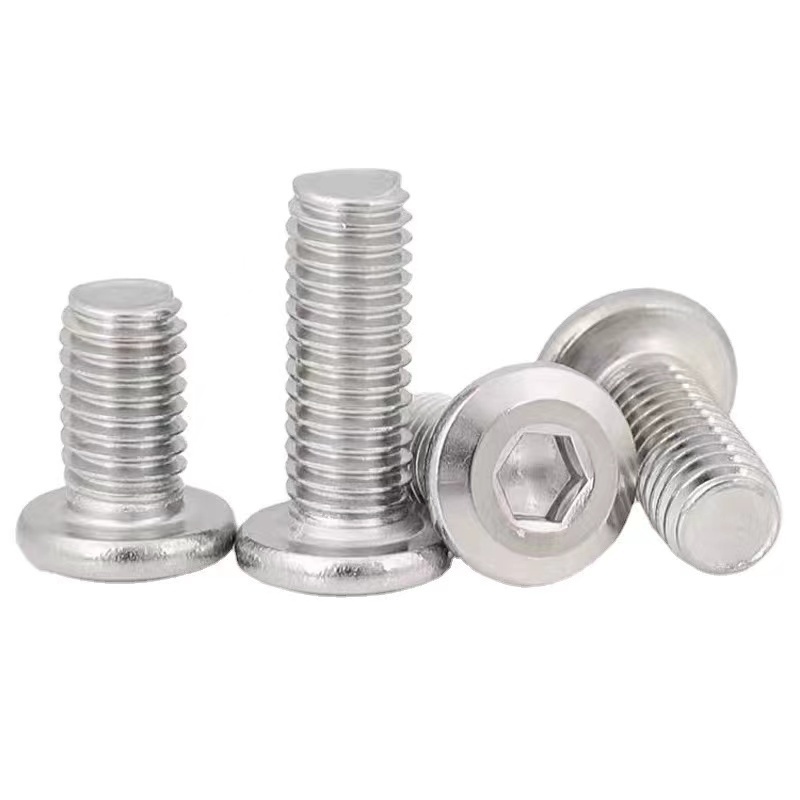 High Quality Stainless Steel 304 Flat Head Hex Socket Furniture Machine Screw bar Connecting Bolts