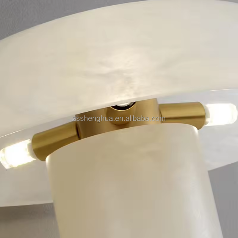 Marble table lamp New Design Color Simple Style Marble Mushroom Desk Lighting Best Sellers Product Alabaster Lamp