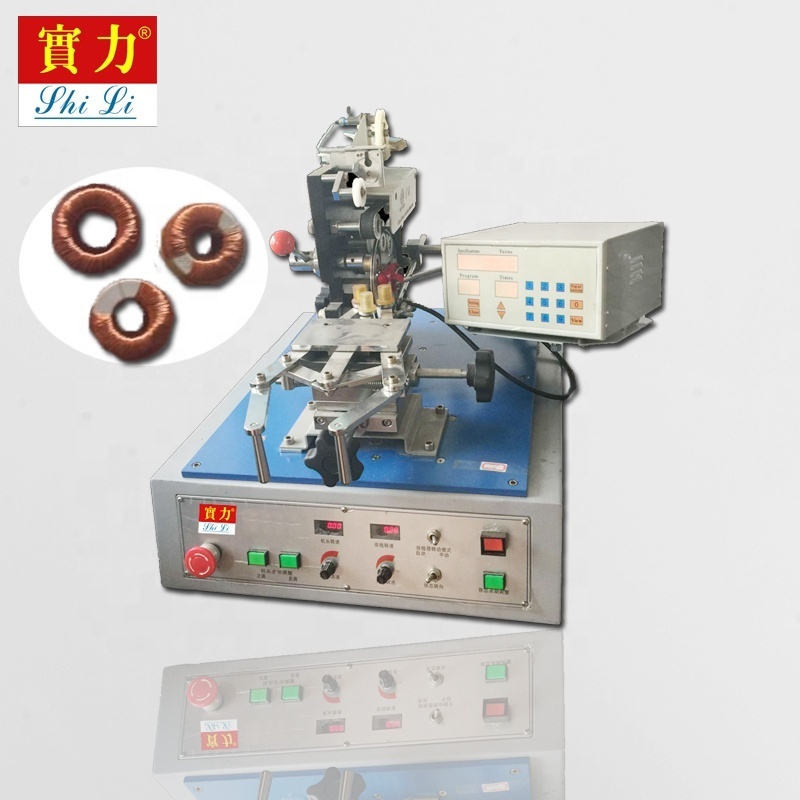 SHL-1732 Automatic small transformer toroidal inductor coil winding machine for sale with low price