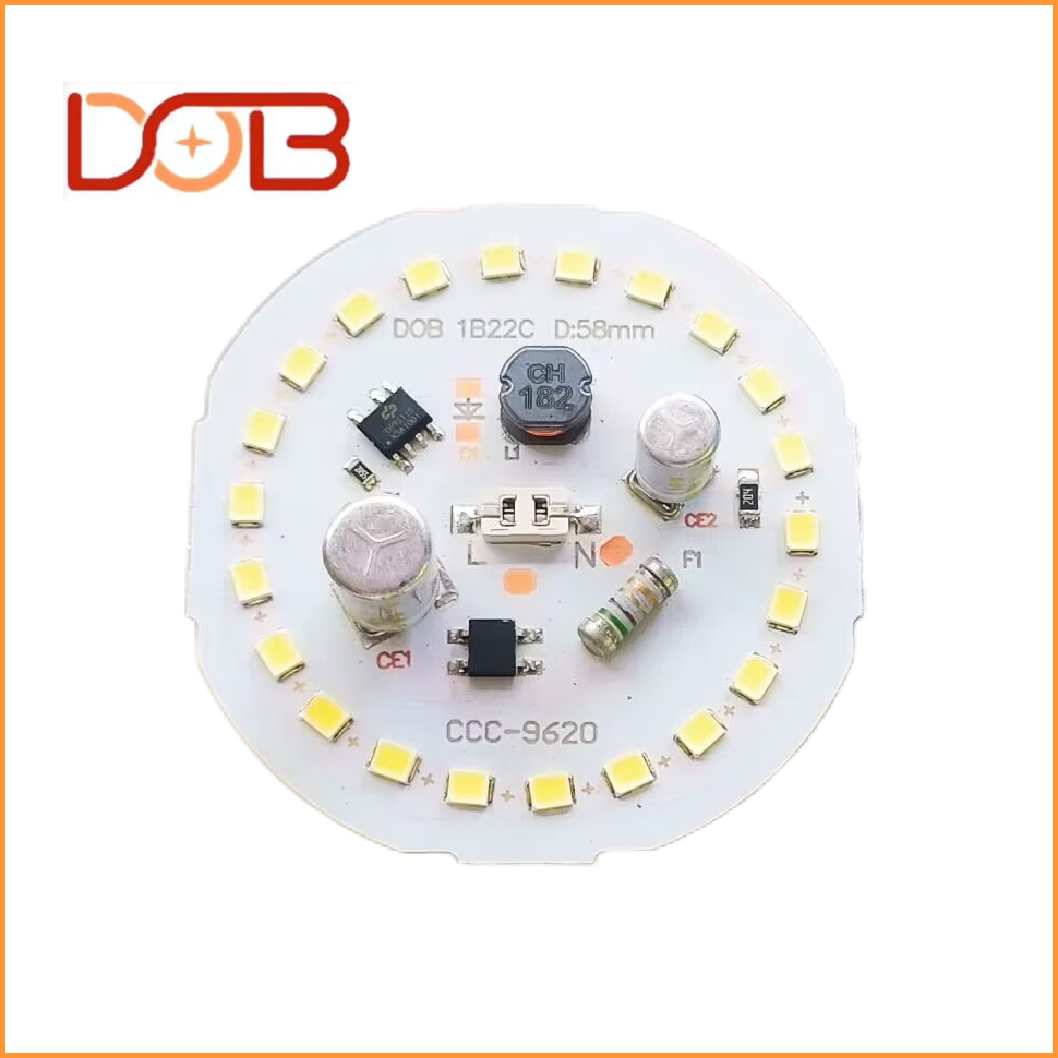 18w Double electrolysis Dob Led Chip Led Light Flicker-Free A Bulb  Fast Delivery Ac 220V B22 Lighting  Board Whole Pcb Board