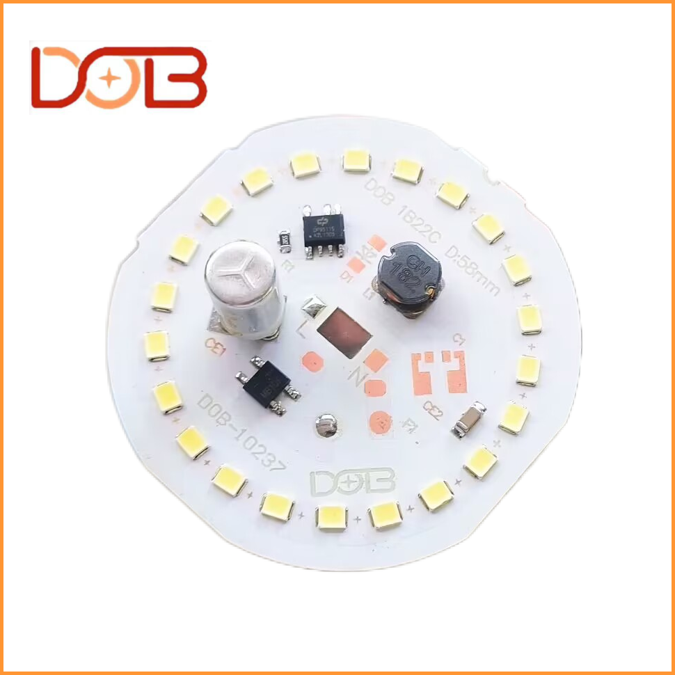 18w Double electrolysis Dob Led Chip Led Light Flicker-Free A Bulb  Fast Delivery Ac 220V B22 Lighting  Board Whole Pcb Board