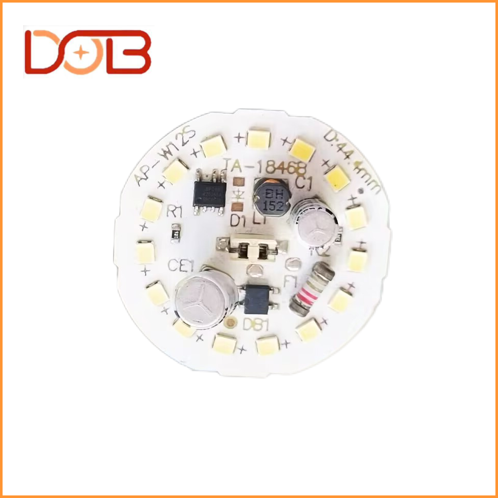 12w Low Price  High Power Pcb Board Flicker-Free Dob A Smart Ic Professional Fast Delivery Dob Factory Dob Pcb Circular Board