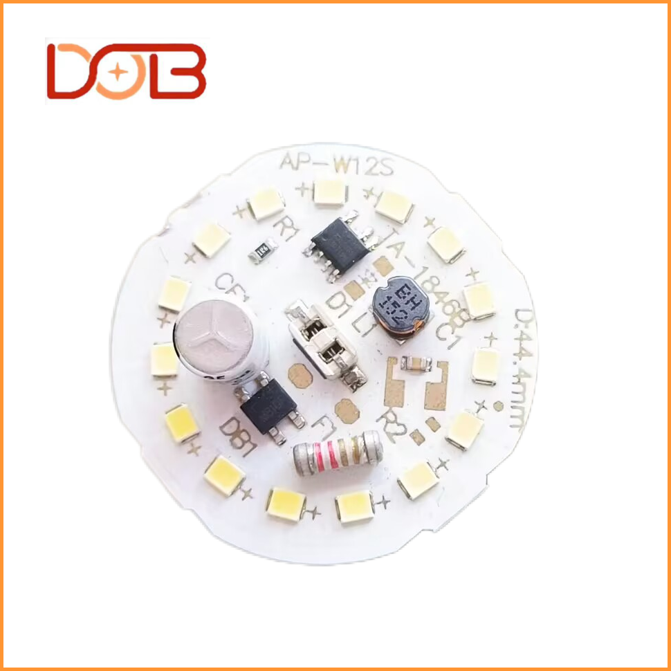 12w Low Price  High Power Pcb Board Flicker-Free Dob A Smart Ic Professional Fast Delivery Dob Factory Dob Pcb Circular Board