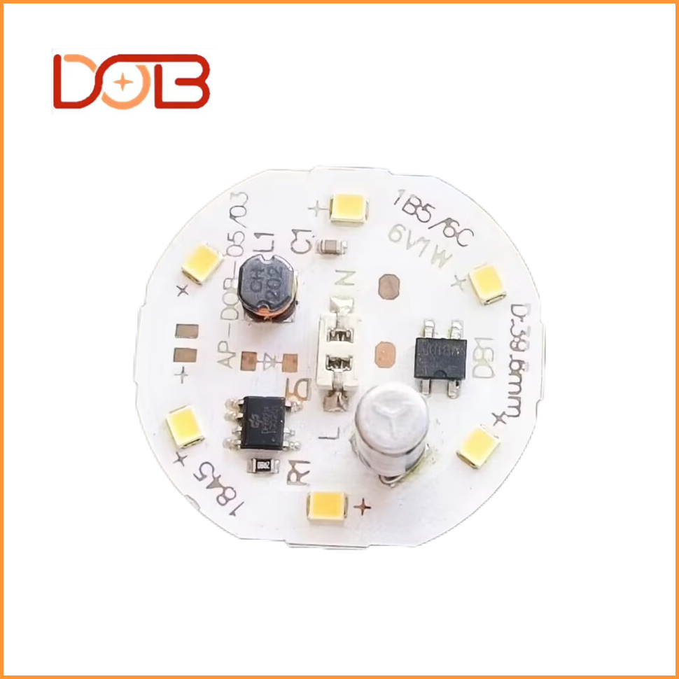 18w High Voltage High Brightness Electronic Dob A Flicker-Free China Factory New Product Dob Bulb 6500K Dob Pcb Circular Board