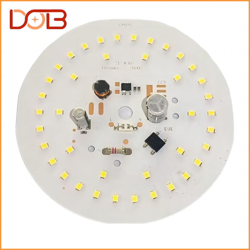 5w Dob Led Chip For Home High Power Source Module T Bulb New Coming Dob Smart Ic China Factory White  Dob Led Light Pcb Board