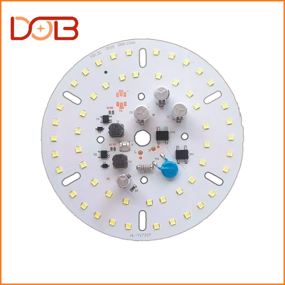 150w High Brightness Good Quality Led Chip 3535 Fin Bulb Light Circular Board Professional Smart Ic 6500K Lamp Bulb Pcb Board