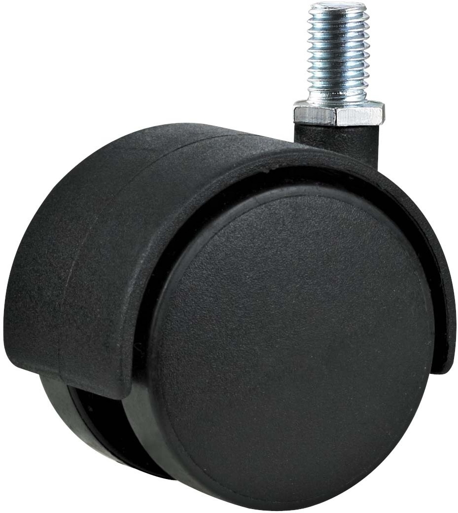 2 inch Universal Wheel Nylon twin casters for furniture table chair leg casters furniture caster wheel