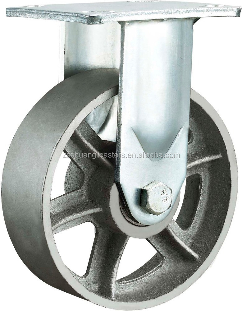 Transport Caster Wheel 200mm 8inch Swivel Cast Iron Trolley wheel