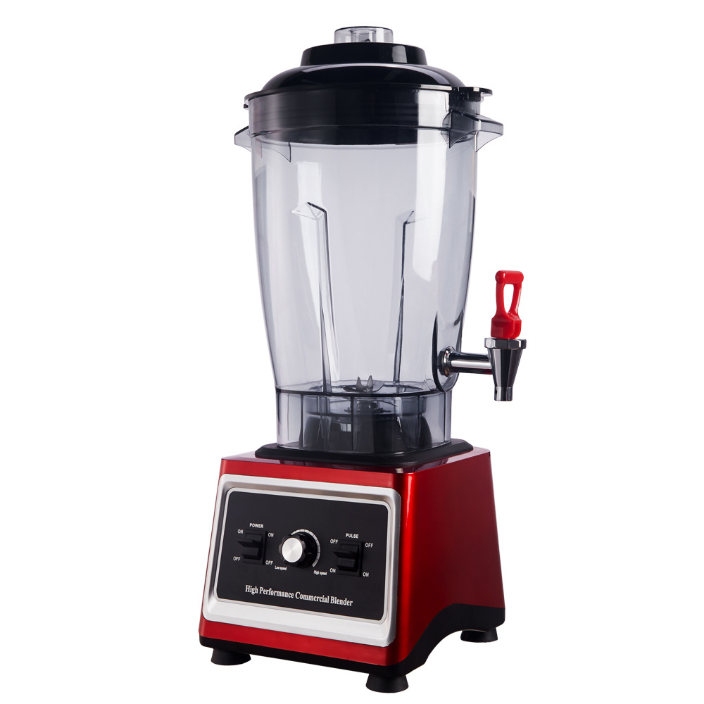 Silver Crest 10L Red Large Capacity Heavy Duty Juice Mixer Blender Machine Table Commercial Food Processor Blenders for Kitchen